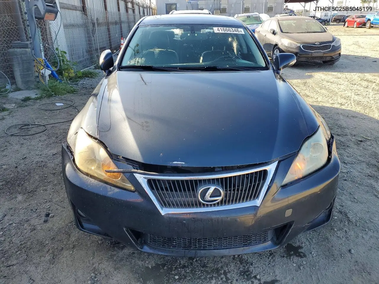 JTHCF5C25B5045199 2011 Lexus Is 250 Base
