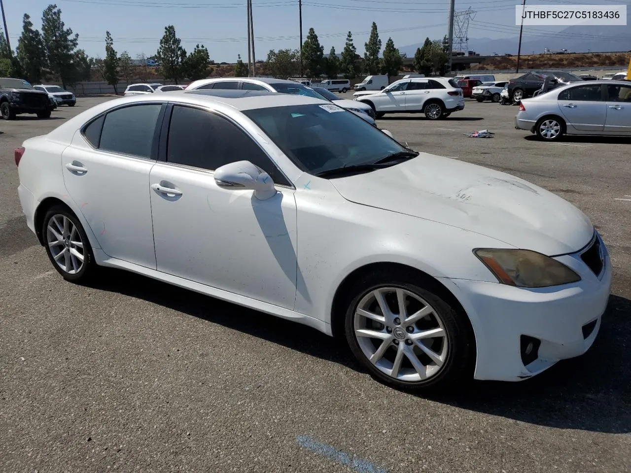 JTHBF5C27C5183436 2012 Lexus Is 250