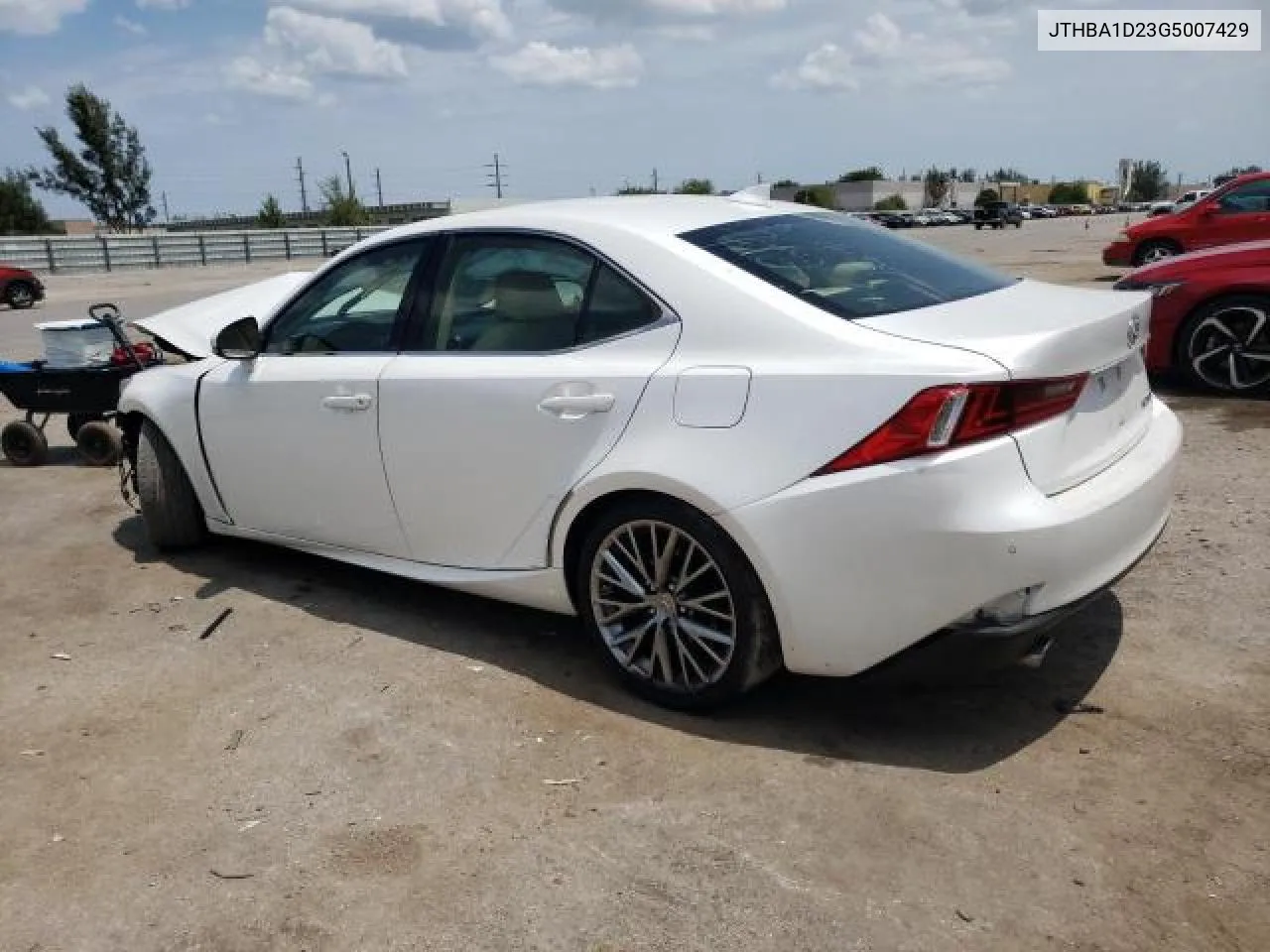 JTHBA1D23G5007429 2016 Lexus Is 200T