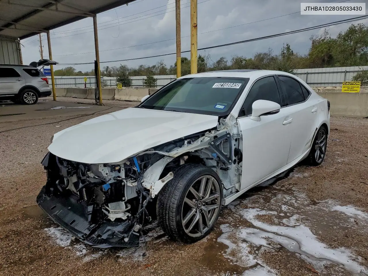 JTHBA1D28G5033430 2016 Lexus Is 200T