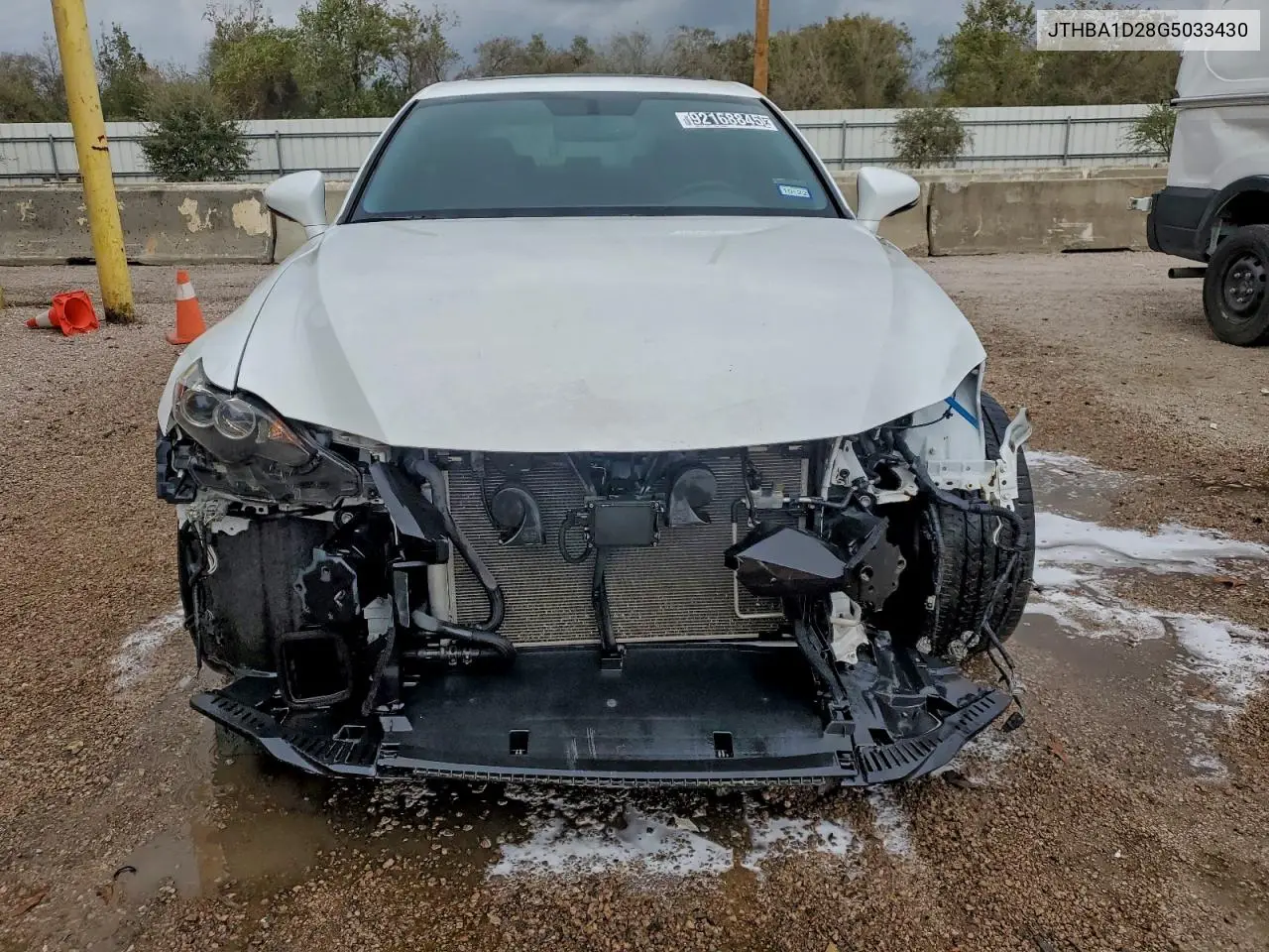 JTHBA1D28G5033430 2016 Lexus Is 200T