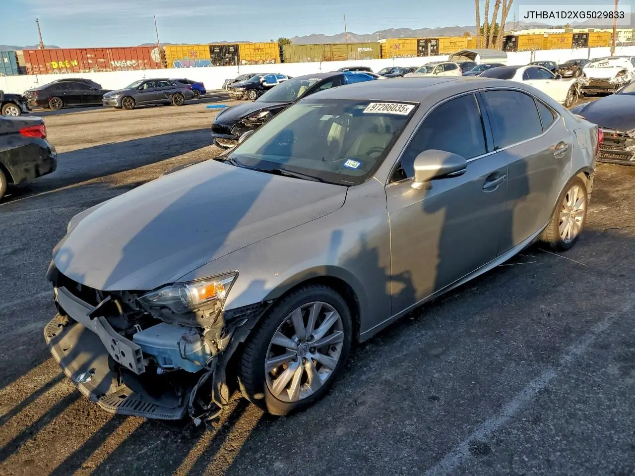 JTHBA1D2XG5029833 2016 Lexus Is 200T