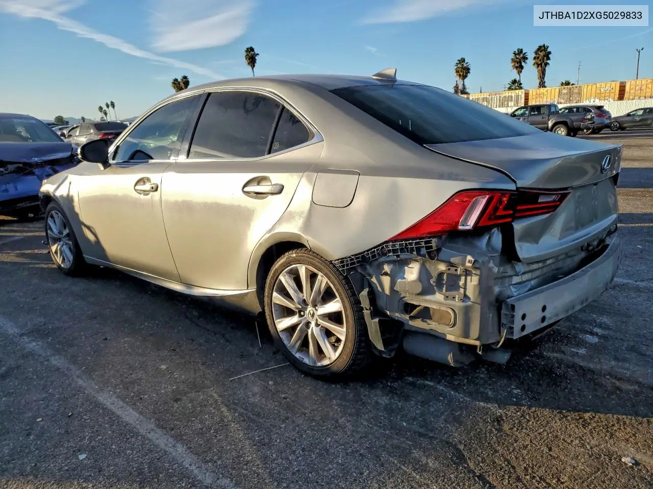 JTHBA1D2XG5029833 2016 Lexus Is 200T
