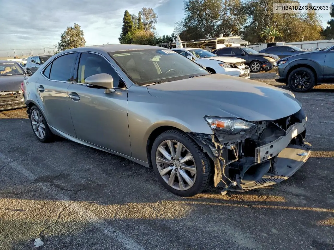JTHBA1D2XG5029833 2016 Lexus Is 200T