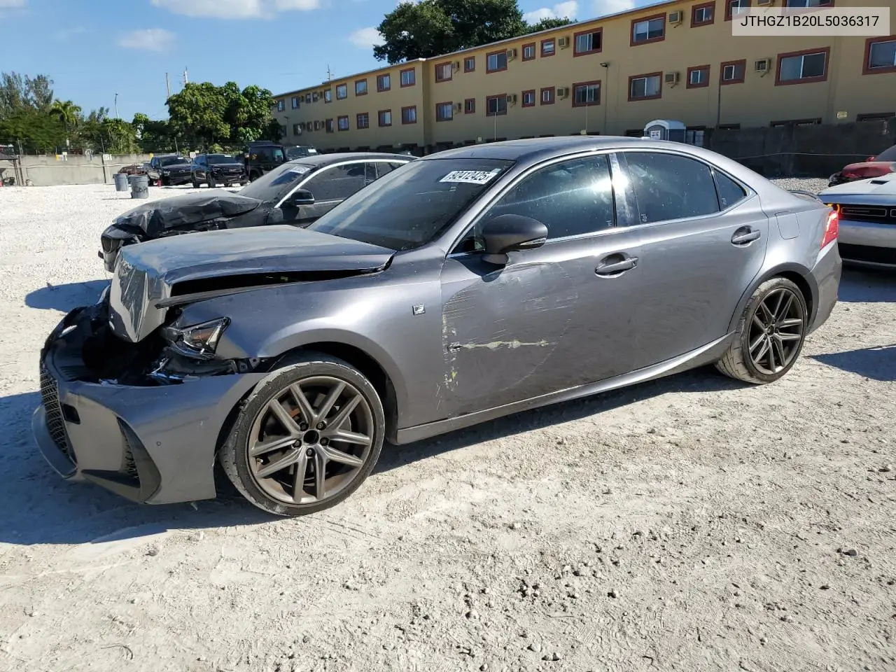 JTHGZ1B20L5036317 2020 Lexus Is 350 F Sport