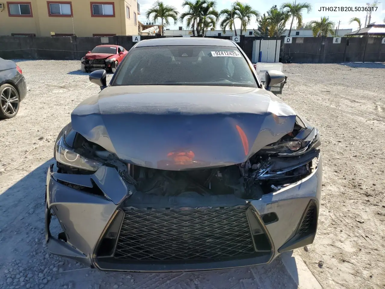 JTHGZ1B20L5036317 2020 Lexus Is 350 F Sport