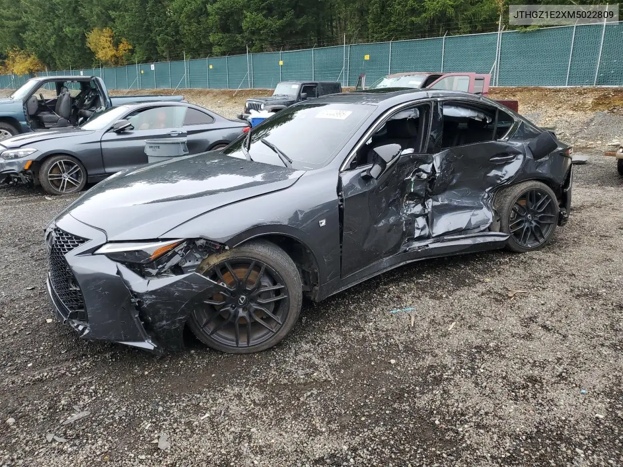 JTHGZ1E2XM5022809 2021 Lexus Is 350 F Sport