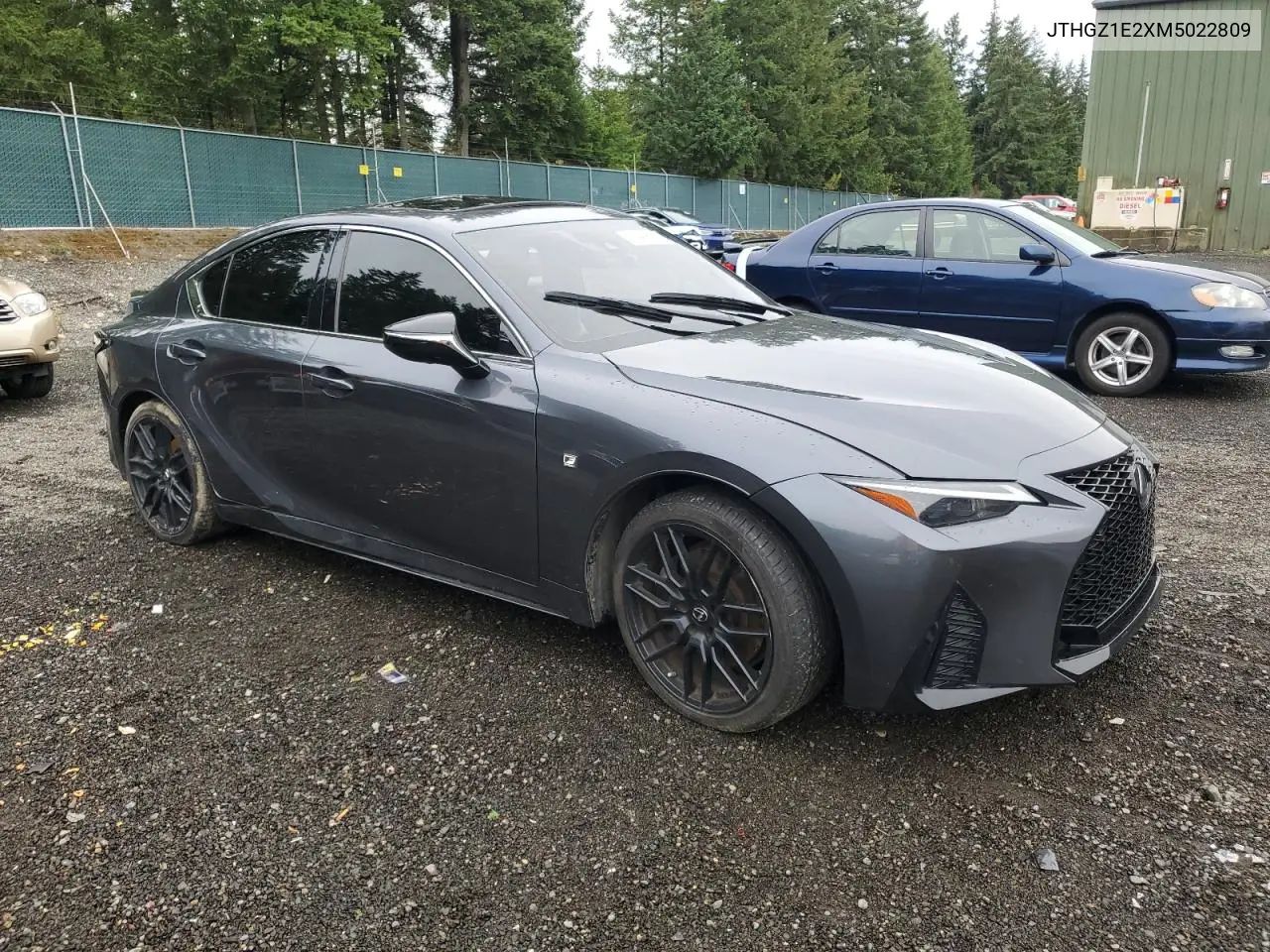 JTHGZ1E2XM5022809 2021 Lexus Is 350 F Sport