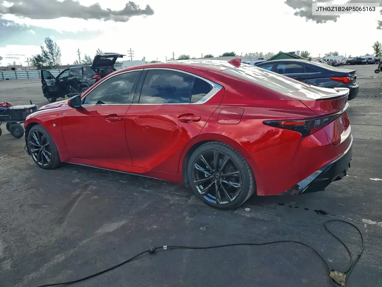 JTHGZ1B24P5065163 2023 Lexus Is 350 F Sport Design