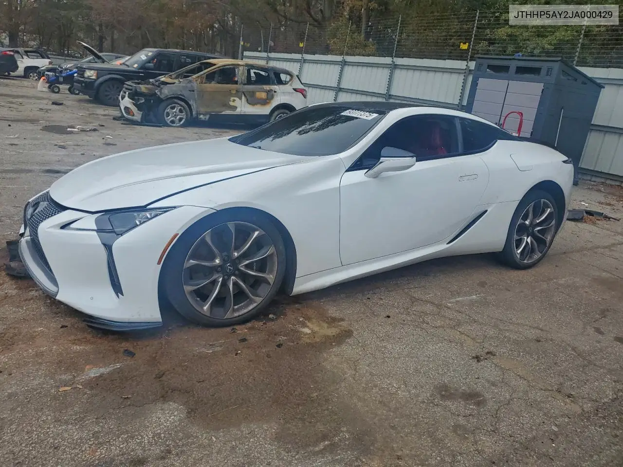 JTHHP5AY2JA000429 2018 Lexus Lc 500