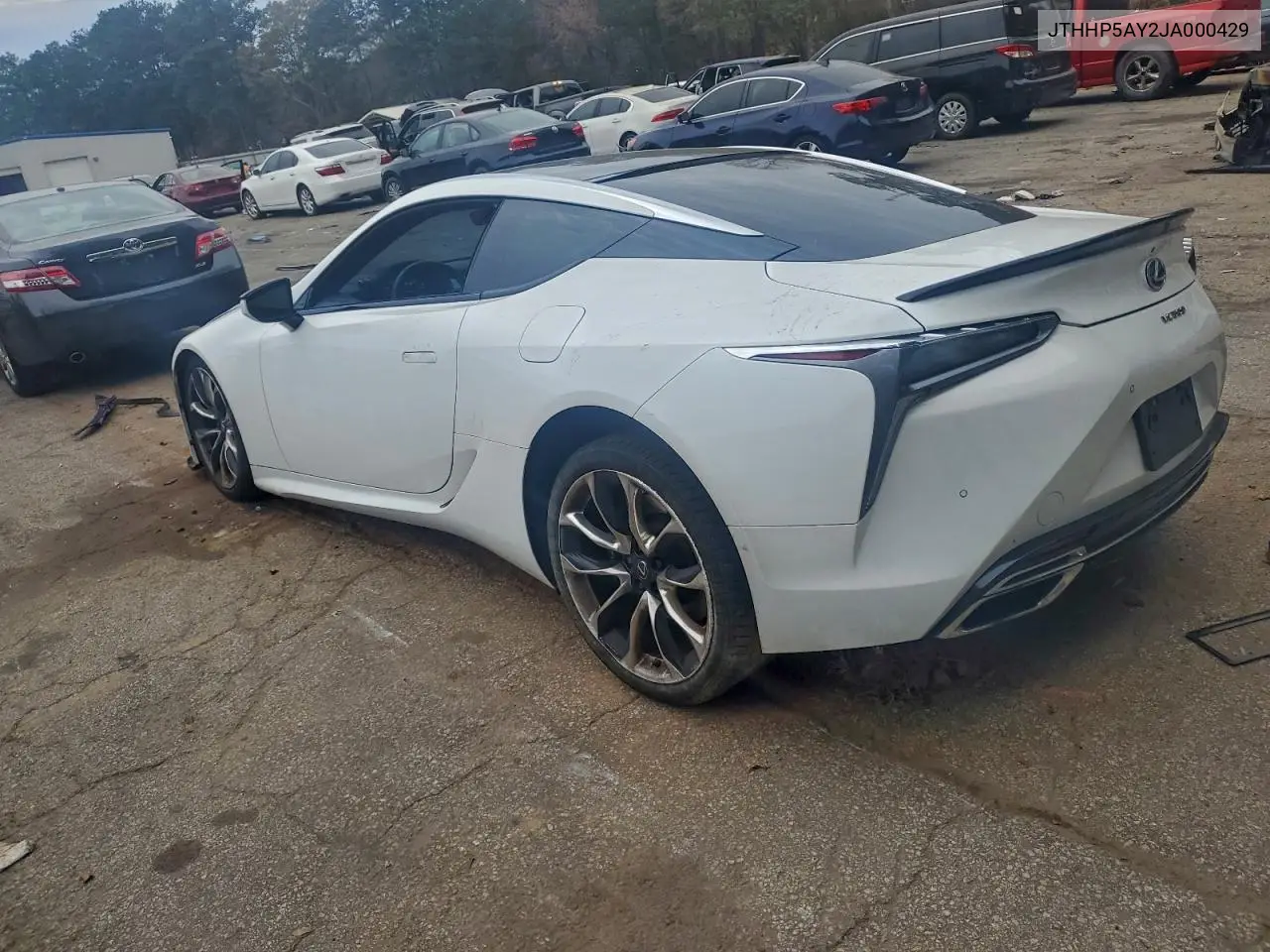 JTHHP5AY2JA000429 2018 Lexus Lc 500