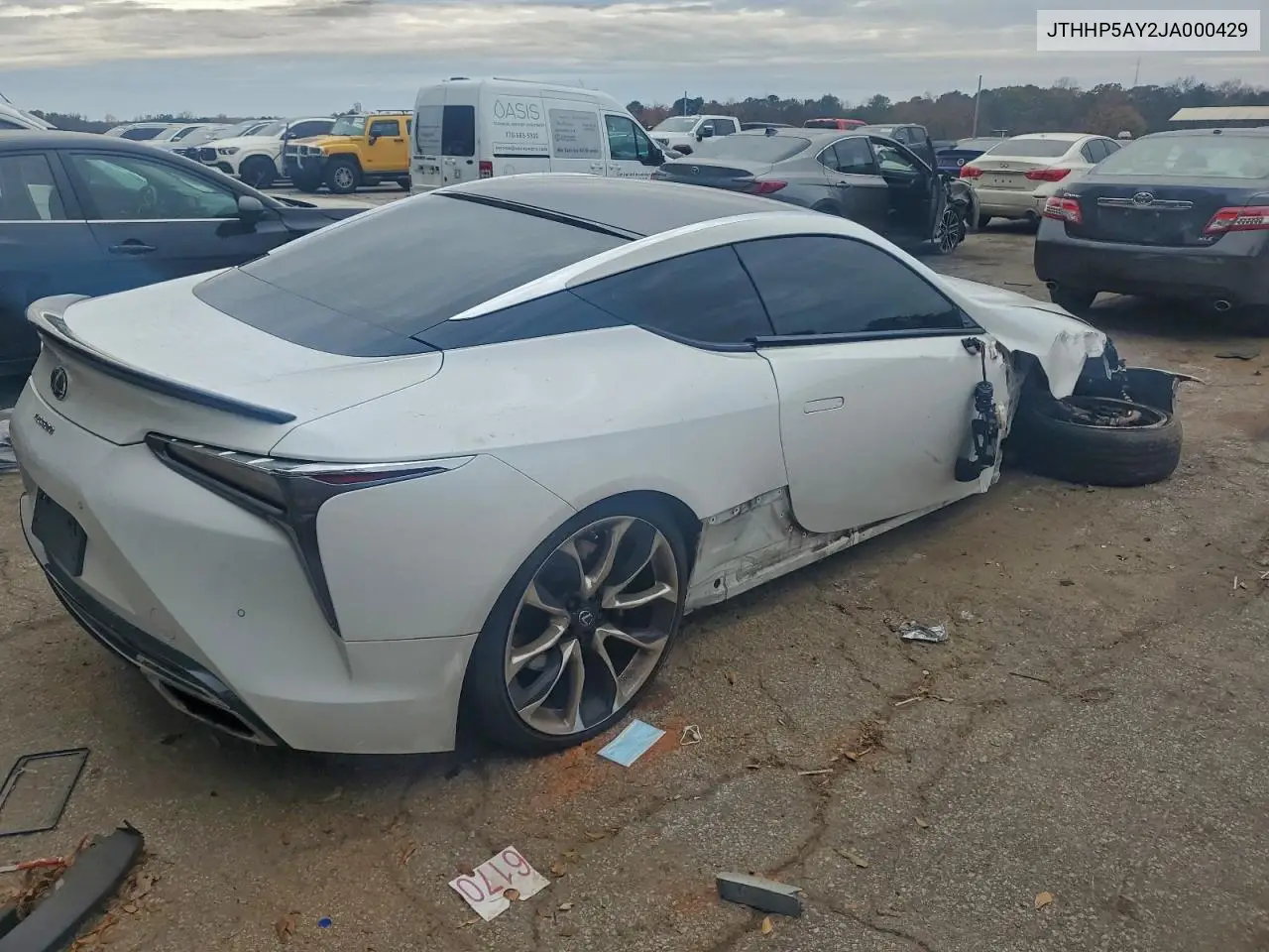 JTHHP5AY2JA000429 2018 Lexus Lc 500