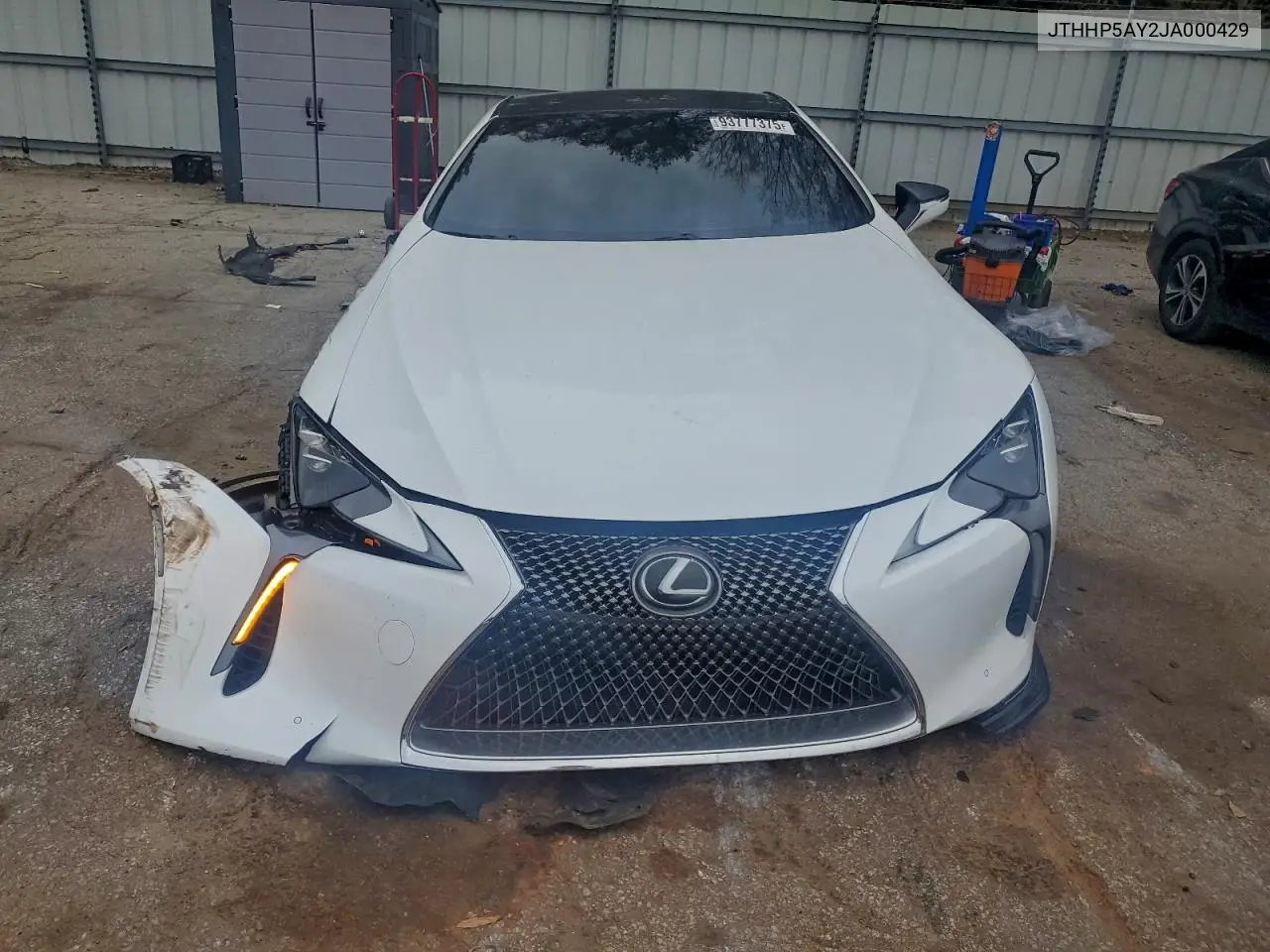JTHHP5AY2JA000429 2018 Lexus Lc 500