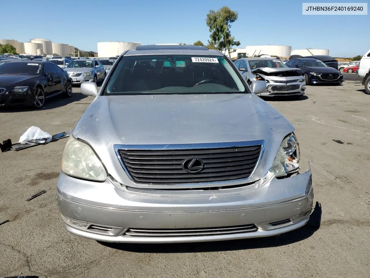 JTHBN36F240169240 2004 Lexus Ls 430