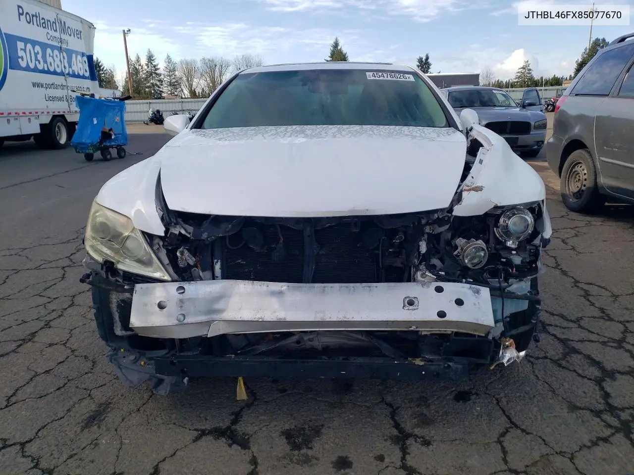 JTHBL46FX85077670 2008 Lexus Ls 460 Base