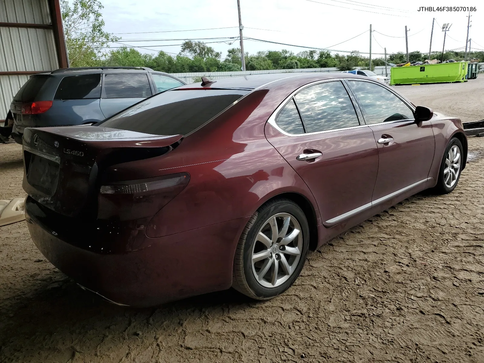 JTHBL46F385070186 2008 Lexus Ls 460