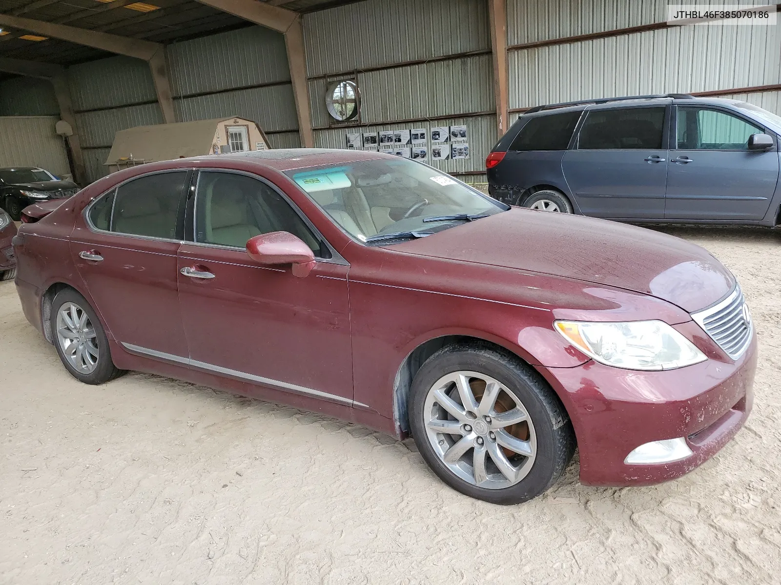 JTHBL46F385070186 2008 Lexus Ls 460