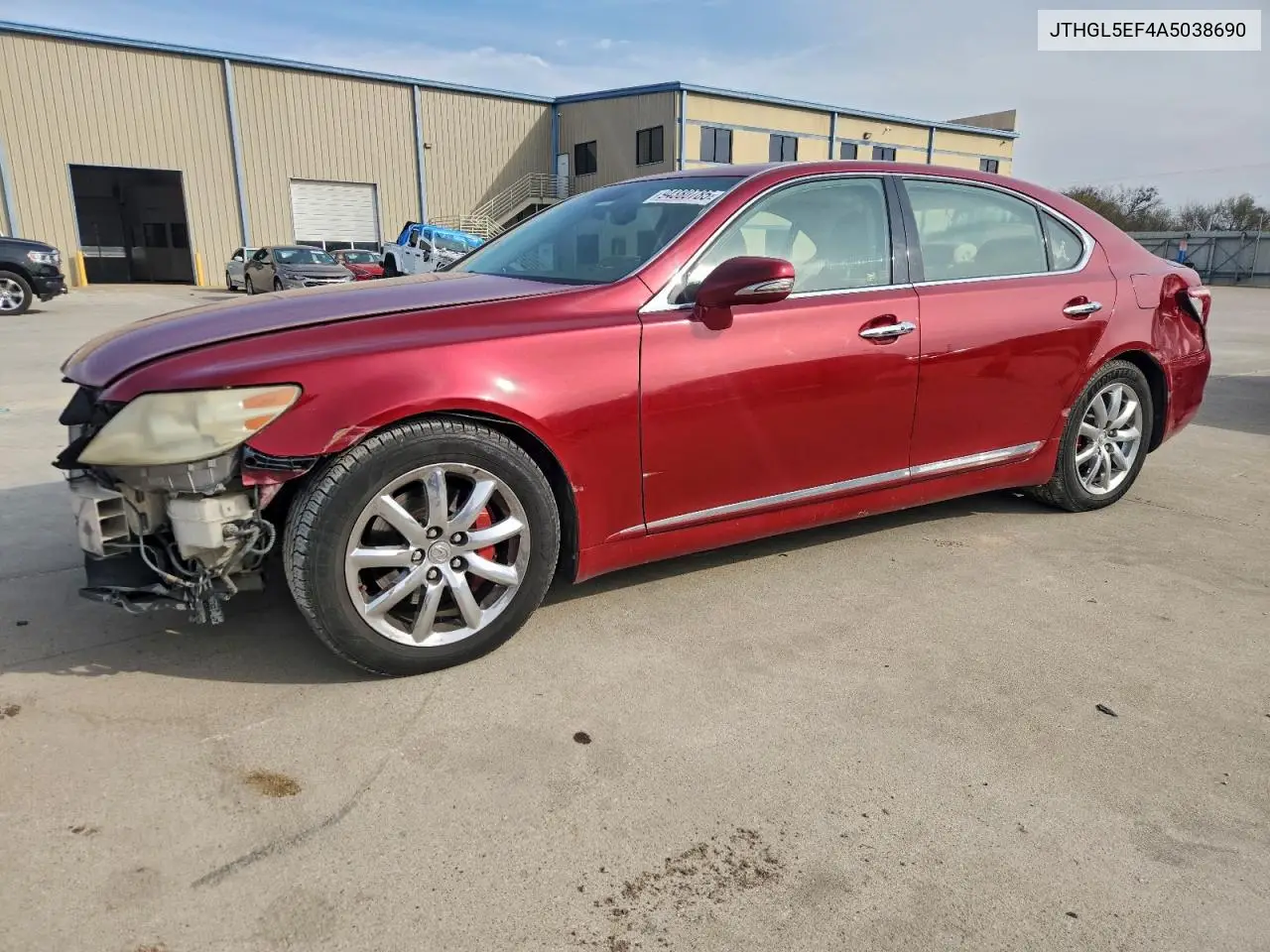 JTHGL5EF4A5038690 2010 Lexus Ls 460L