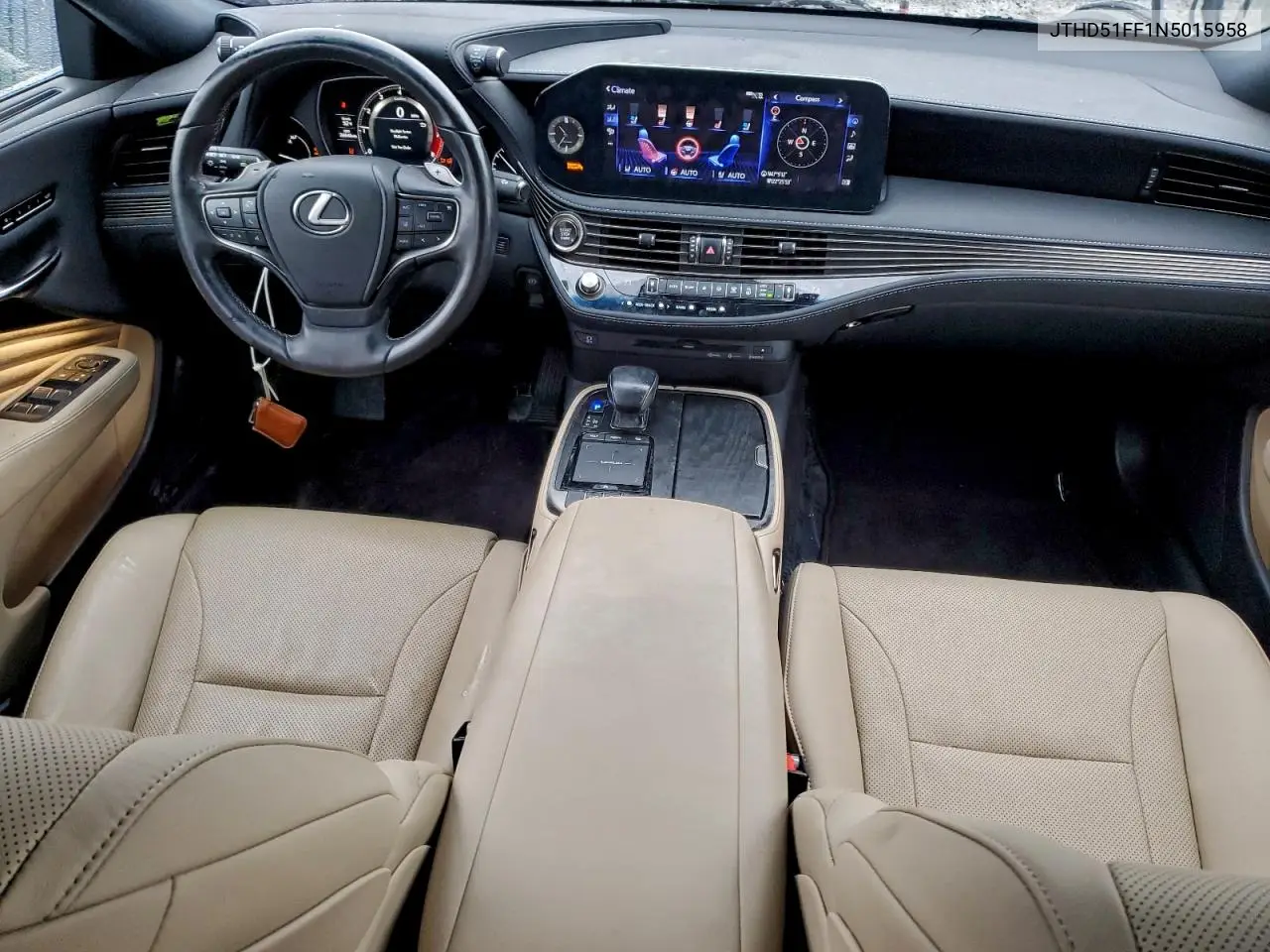 JTHD51FF1N5015958 2022 Lexus Ls 500 Base