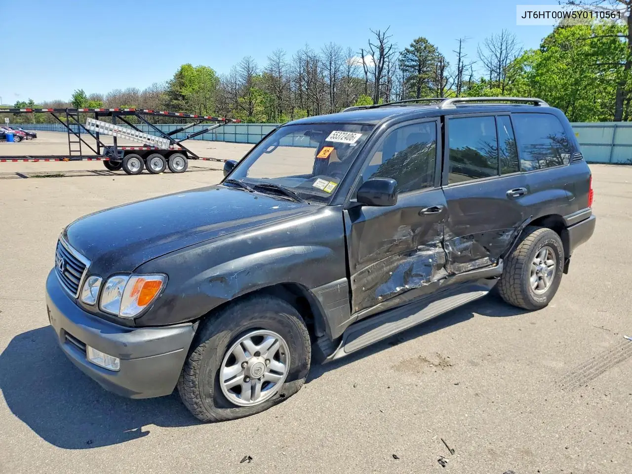 2000 Lexu Lx40 VIN: JT6HT00W5Y0110561 Lot: 55372406