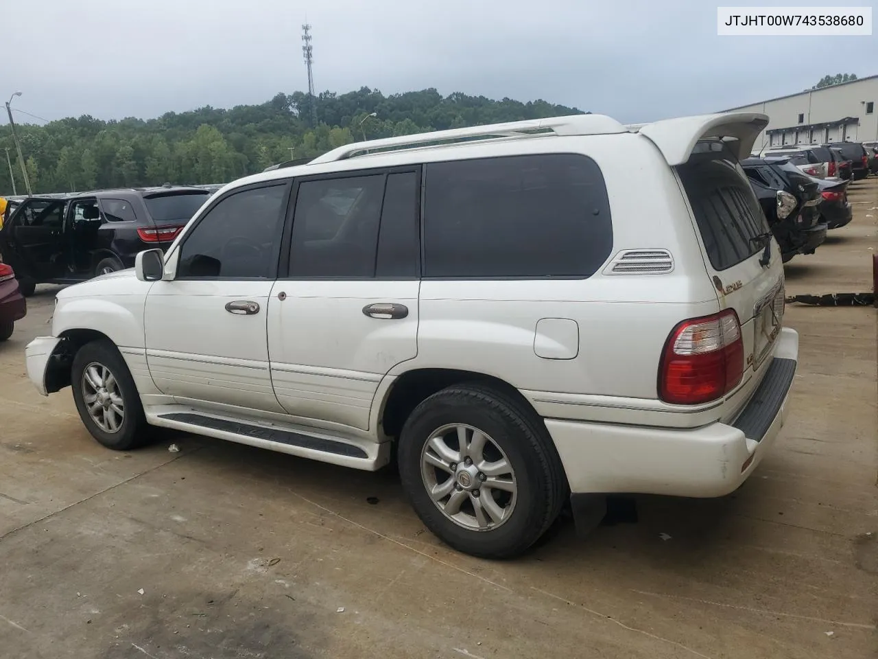 2004 Lexus Lx 470 VIN: JTJHT00W743538680 Lot: 66269864