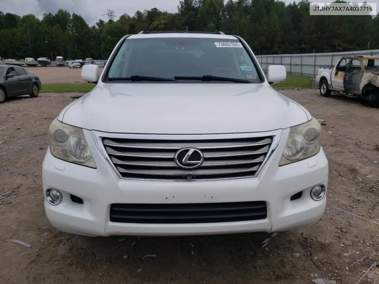 2010 Lexus Lx 570 VIN: JTJHY7AX7A4037716 Lot: 73065104