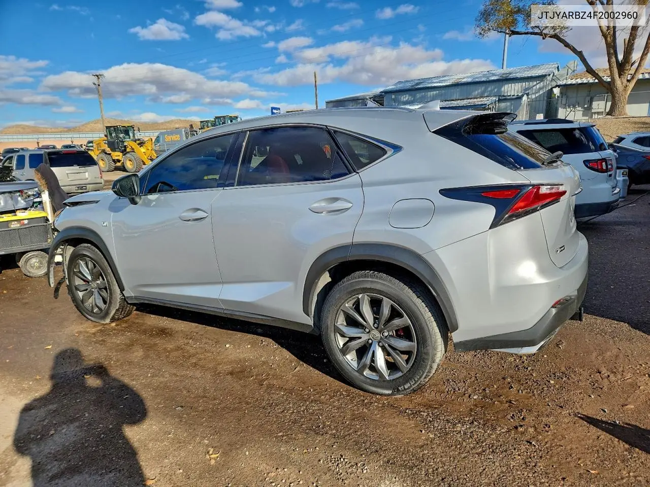 JTJYARBZ4F2002960 2015 Lexus Nx 200T