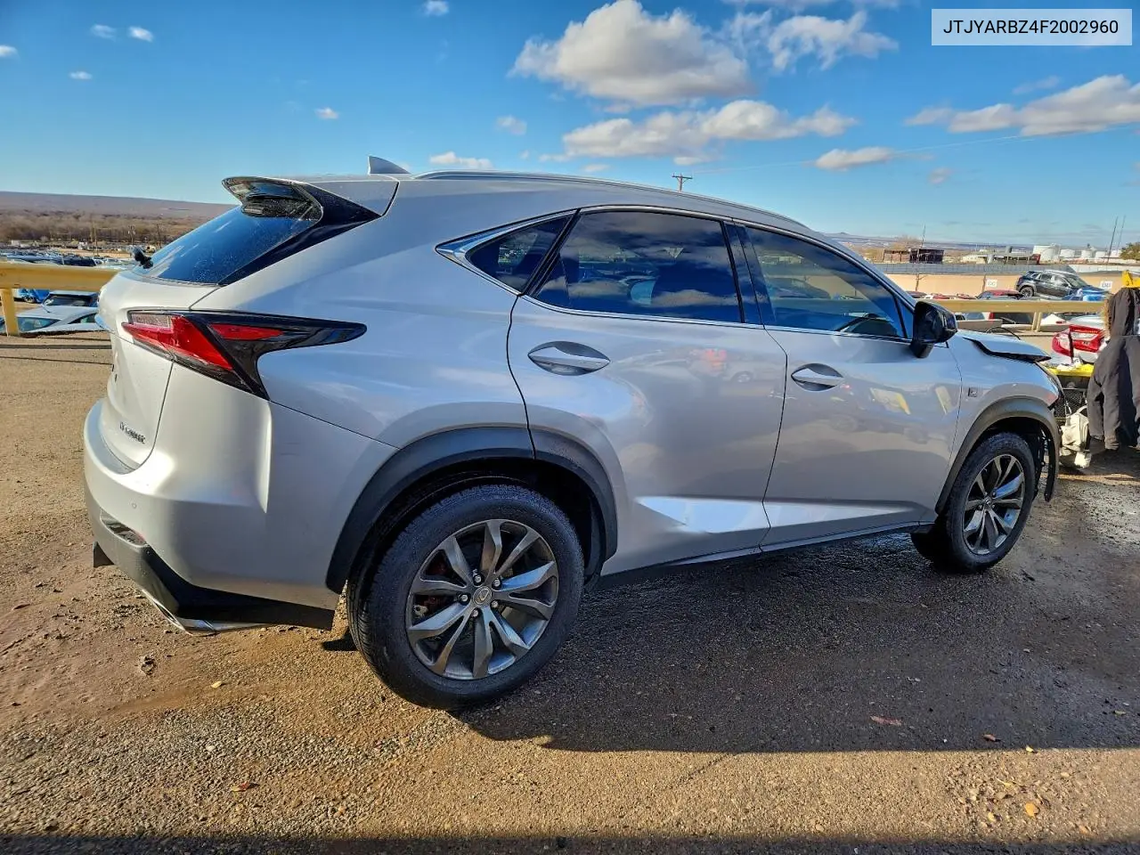 JTJYARBZ4F2002960 2015 Lexus Nx 200T