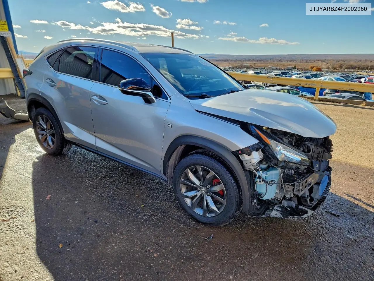 JTJYARBZ4F2002960 2015 Lexus Nx 200T
