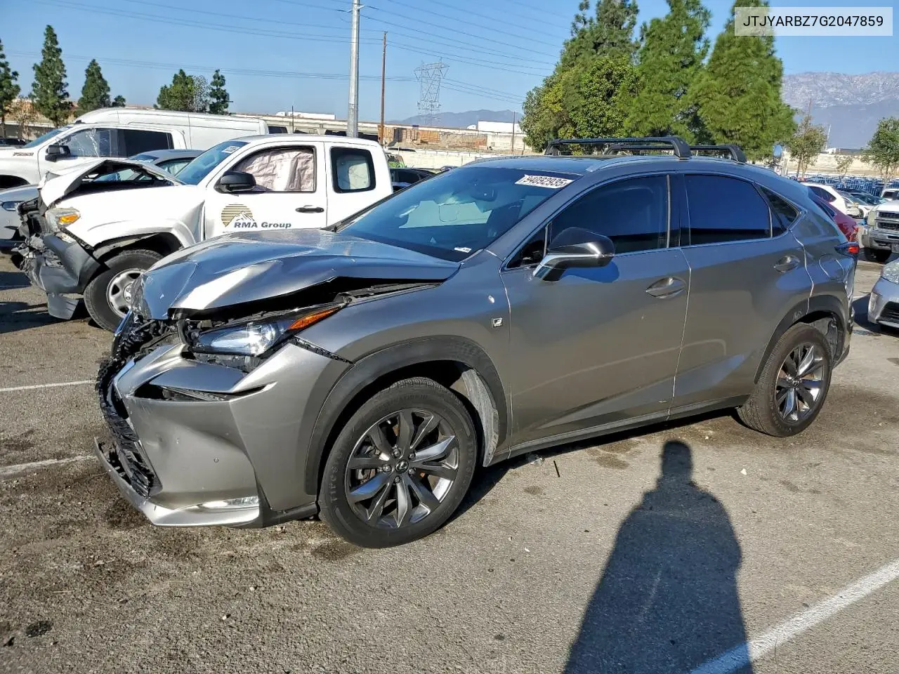 JTJYARBZ7G2047859 2016 Lexus Nx 200T Base