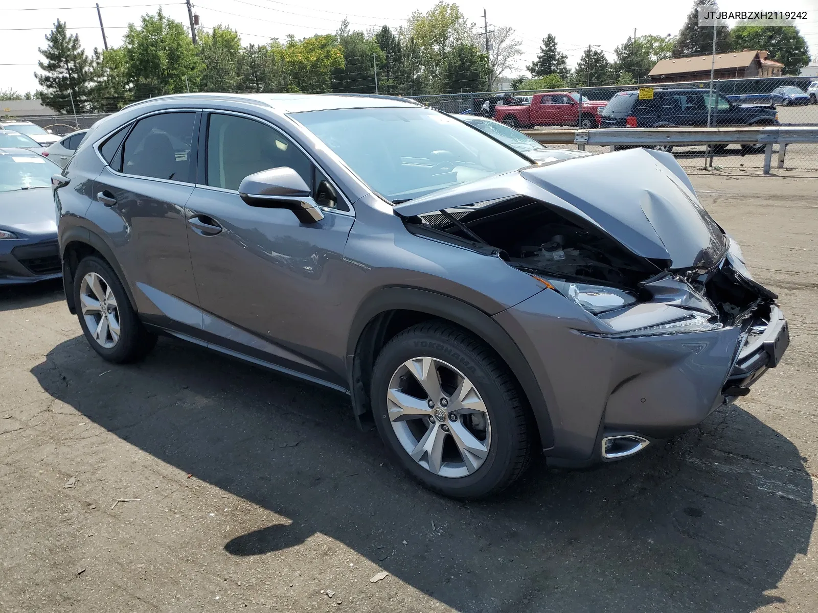 JTJBARBZXH2119242 2017 Lexus Nx 200T Base