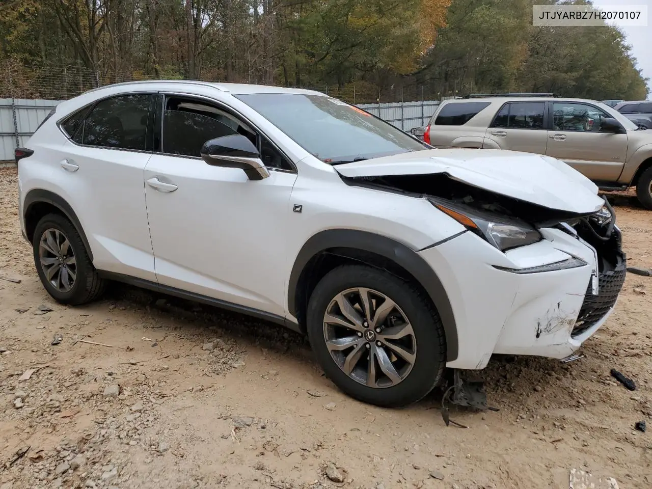 JTJYARBZ7H2070107 2017 Lexus Nx 200T F Sport Fwd