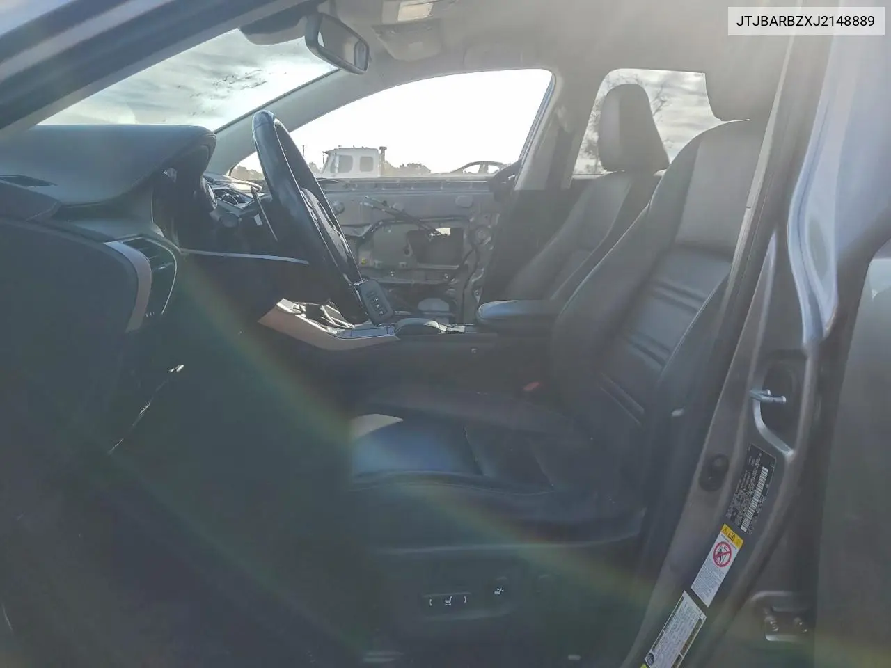 JTJBARBZXJ2148889 2018 Lexus Nx 300 Base