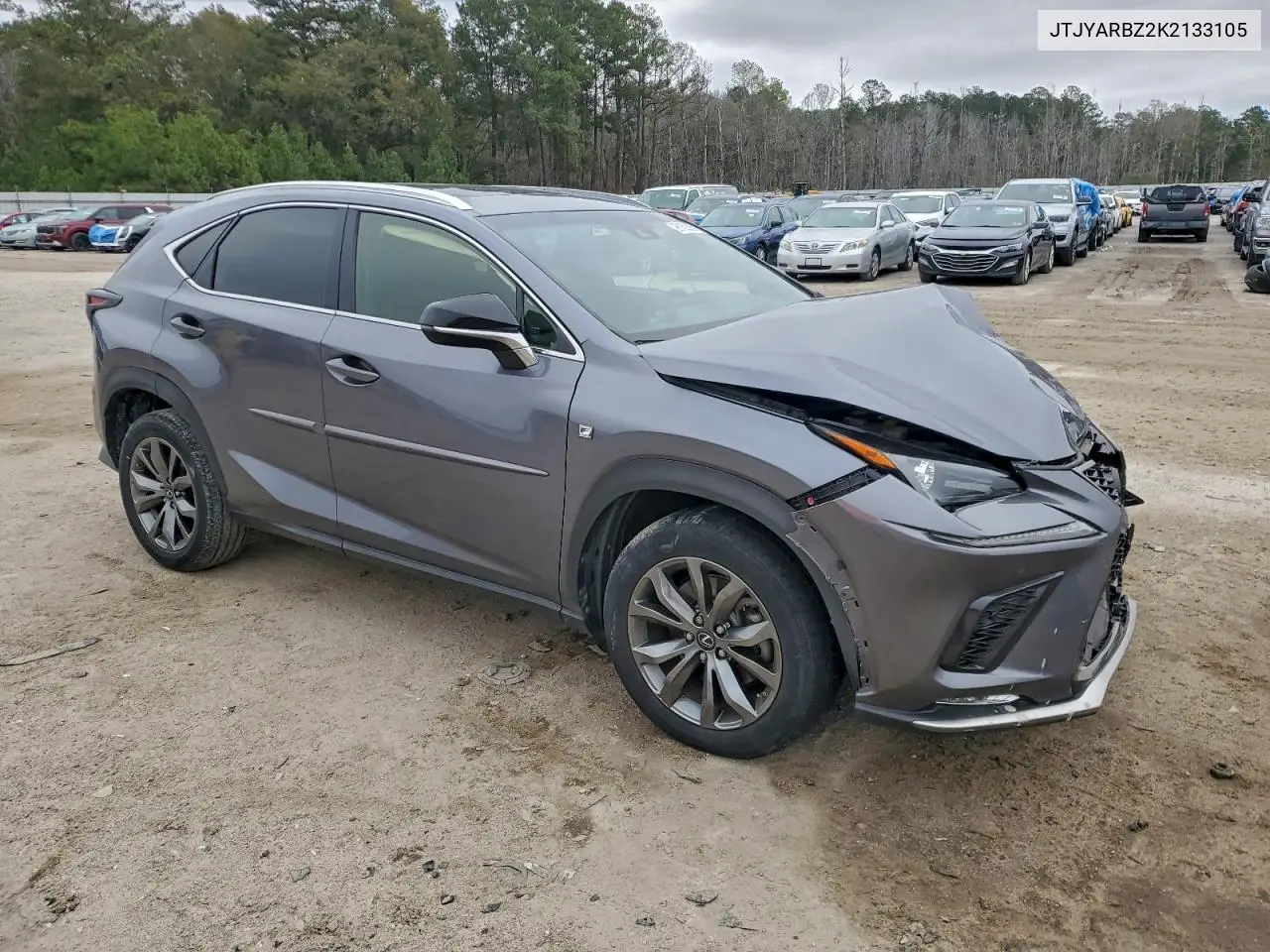 JTJYARBZ2K2133105 2019 Lexus Nx 300 Base