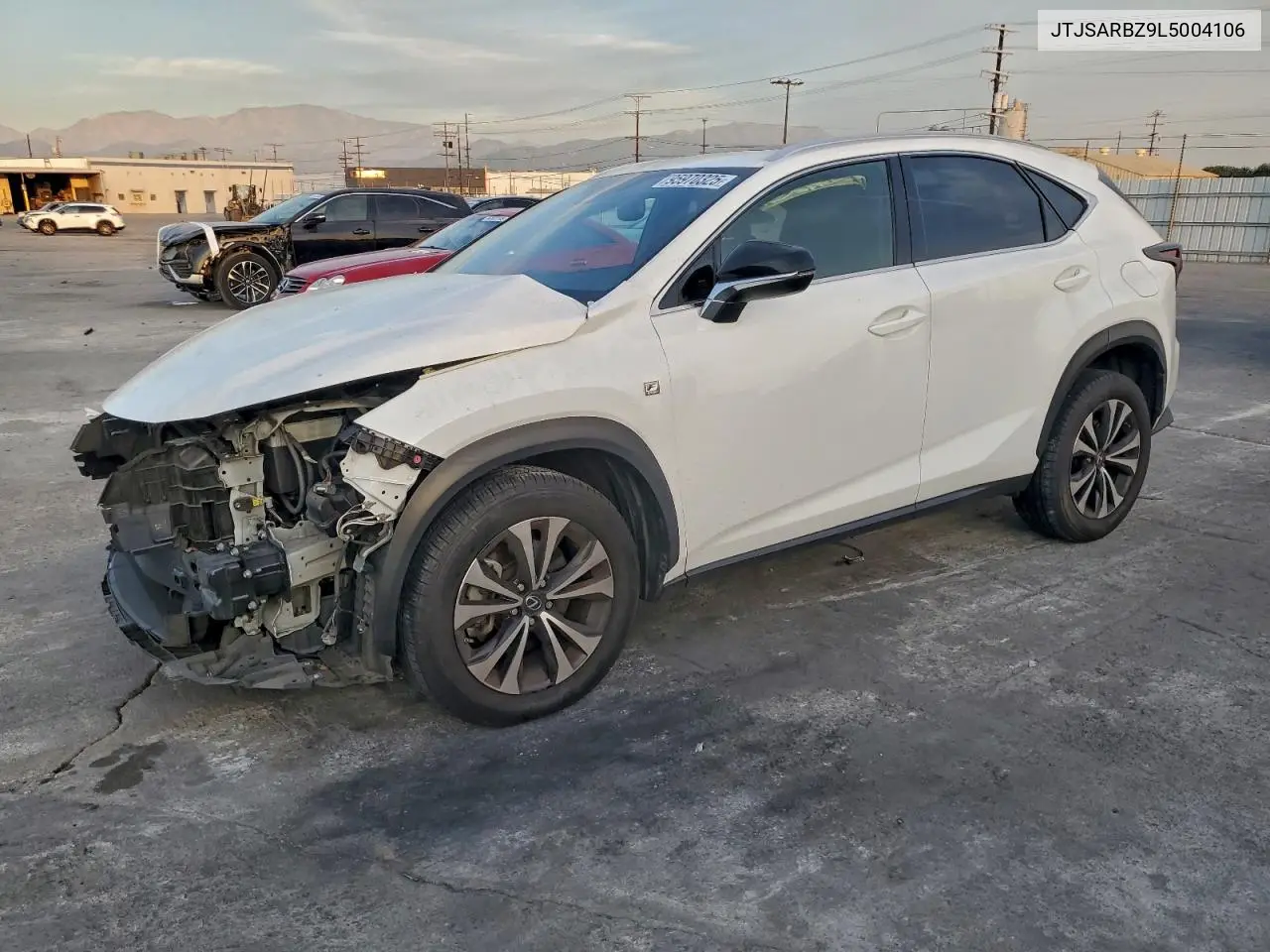 JTJSARBZ9L5004106 2020 Lexus Nx 300 F Sport
