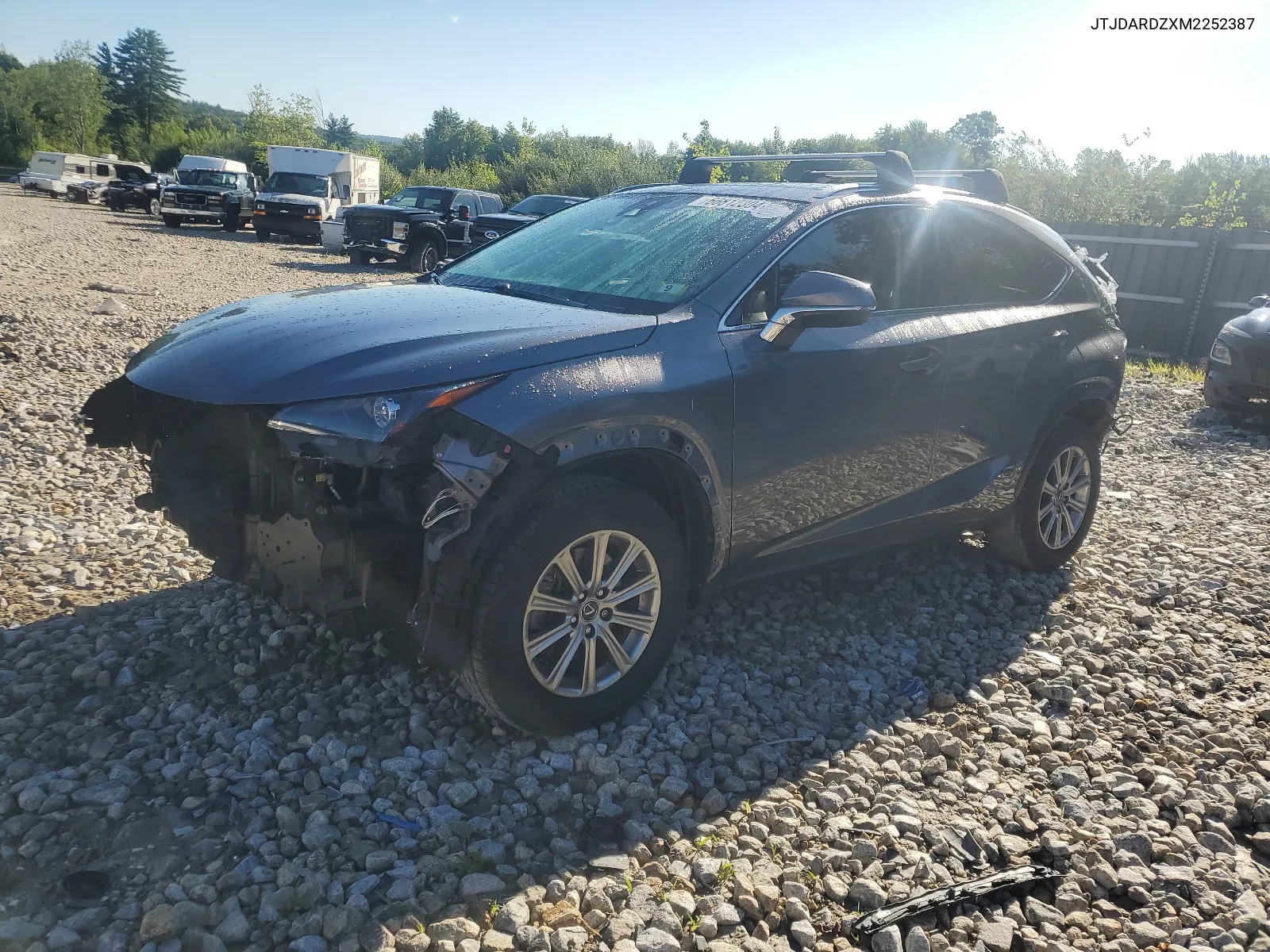 JTJDARDZXM2252387 2021 Lexus Nx 300 Base