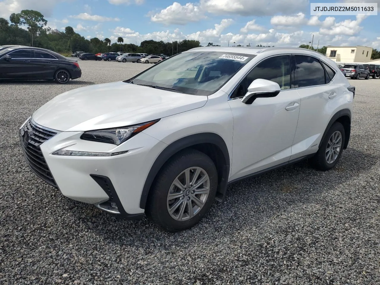 JTJDJRDZ2M5011633 2021 Lexus Nx 300H Base