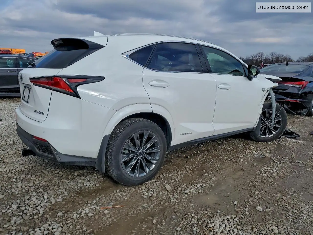 JTJSJRDZXM5013492 2021 Lexus Nx 300H Base