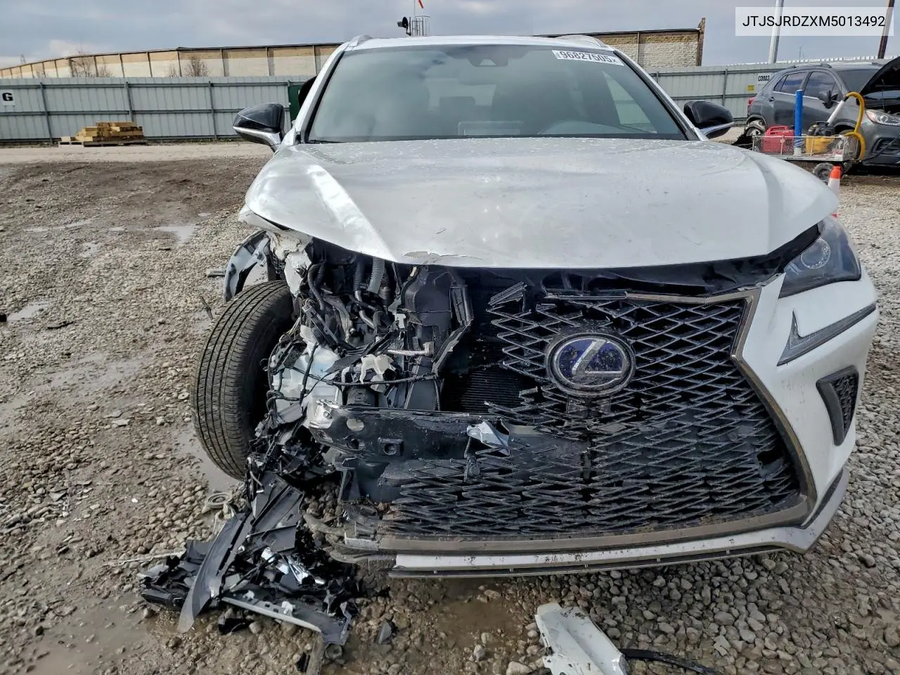 JTJSJRDZXM5013492 2021 Lexus Nx 300H Base