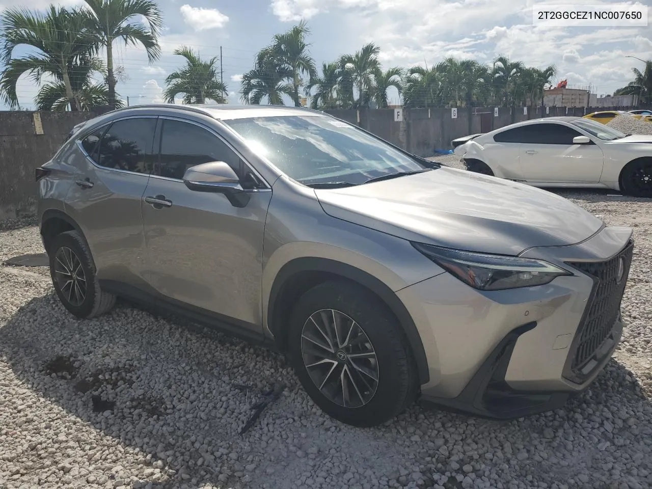 2T2GGCEZ1NC007650 2022 Lexus Nx 350