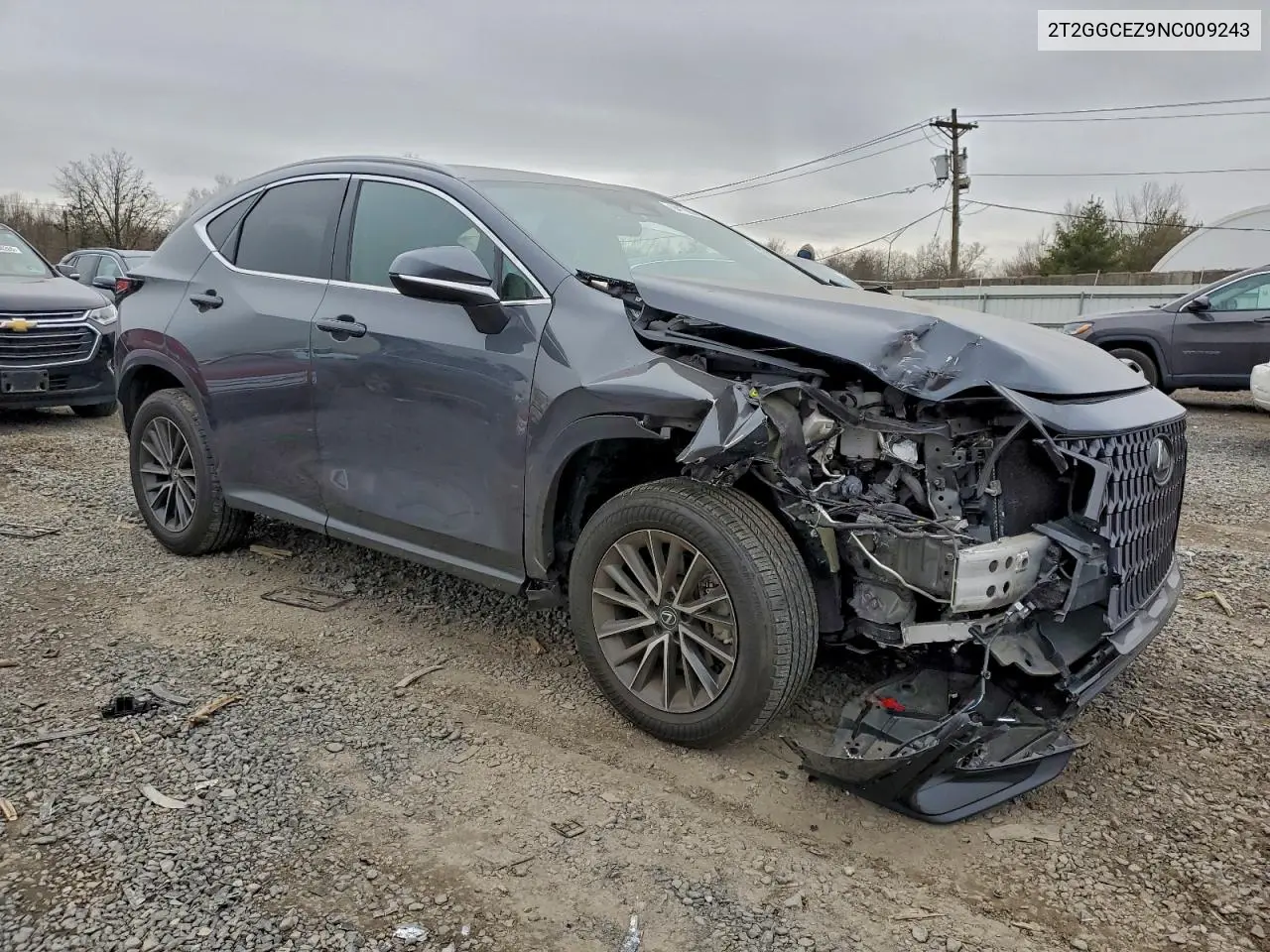 2T2GGCEZ9NC009243 2022 Lexus Nx 350