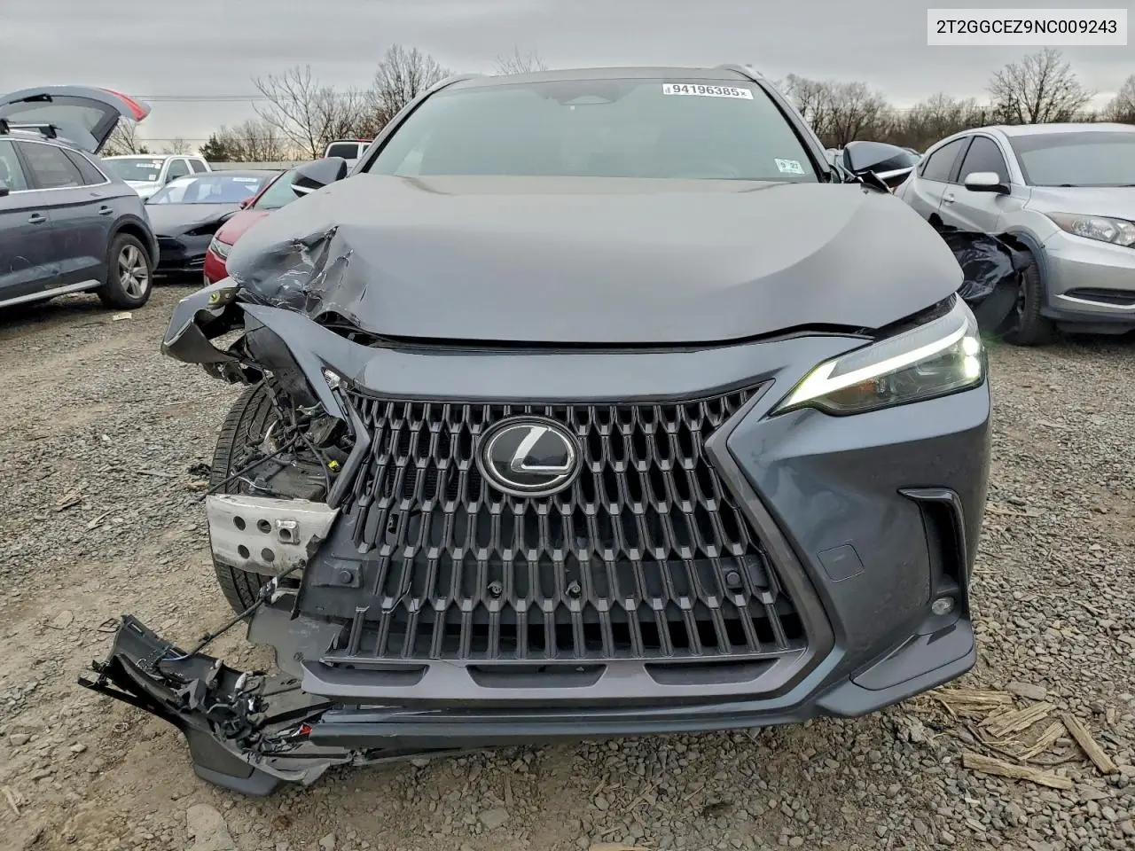 2T2GGCEZ9NC009243 2022 Lexus Nx 350
