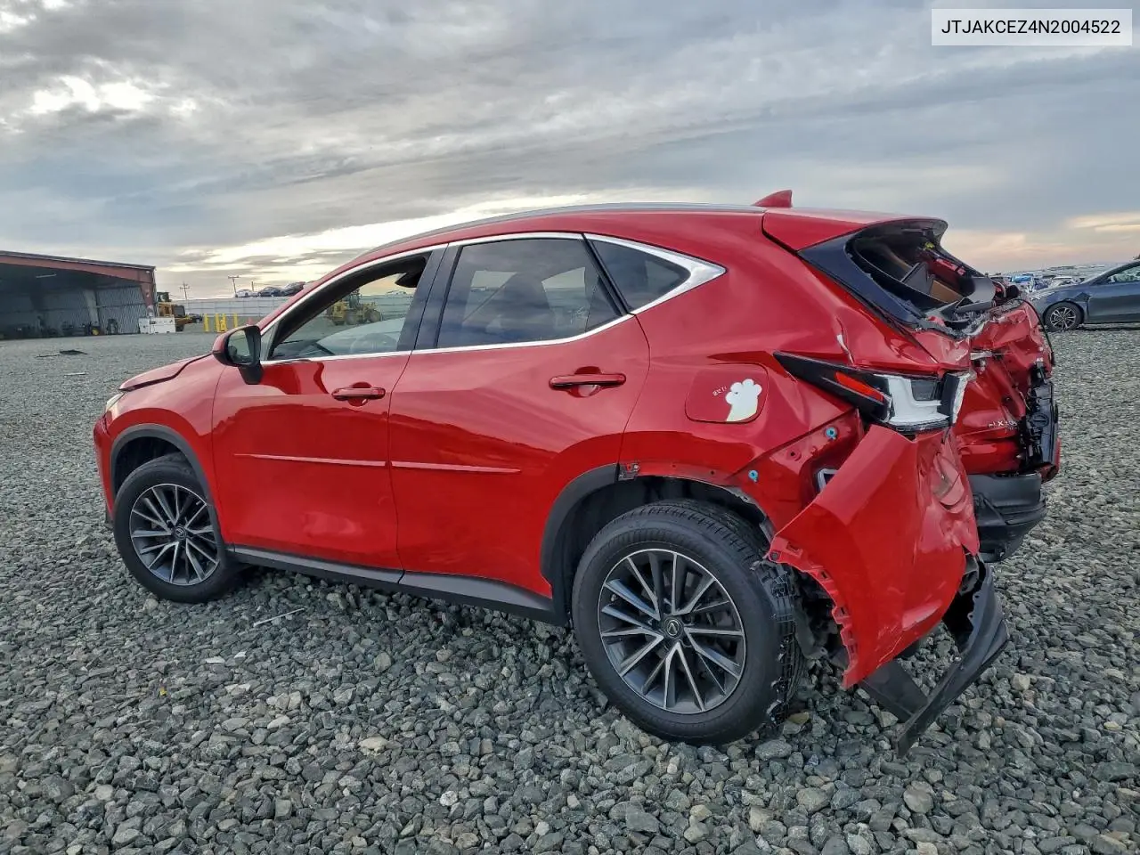 JTJAKCEZ4N2004522 2022 Lexus Nx 350H