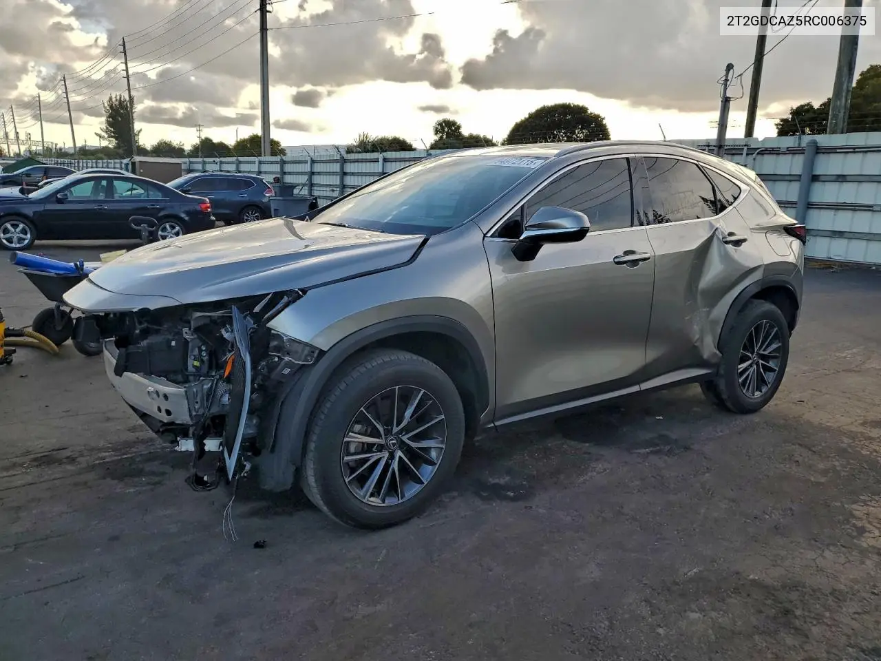 2T2GDCAZ5RC006375 2024 Lexus Nx 250 Premium