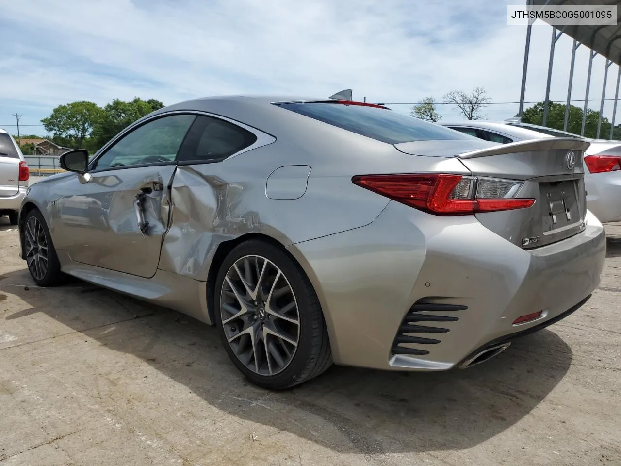 JTHSM5BC0G5001095 2016 Lexus Rc 300