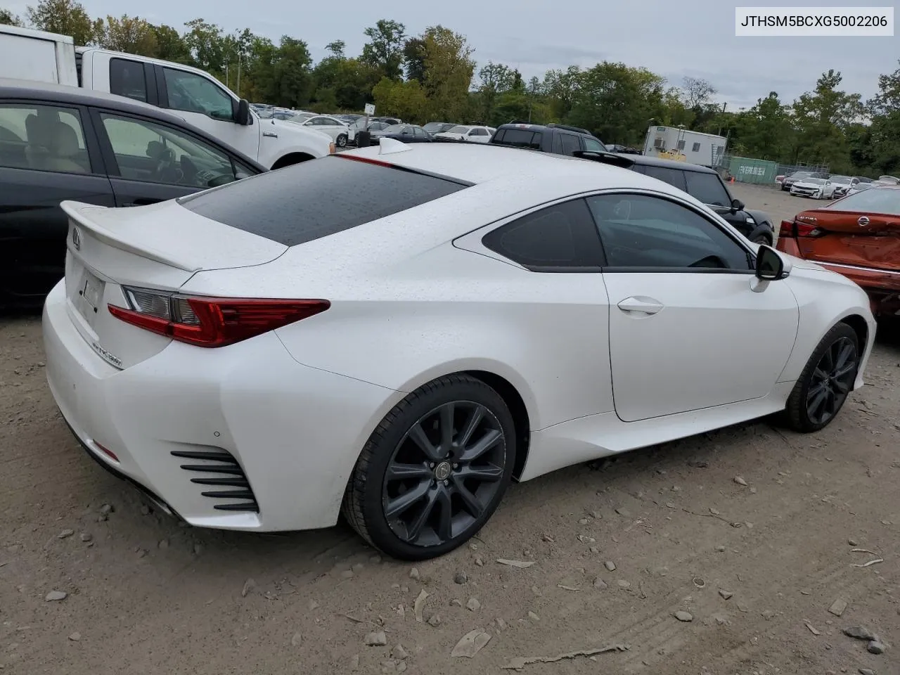 JTHSM5BCXG5002206 2016 Lexus Rc 300