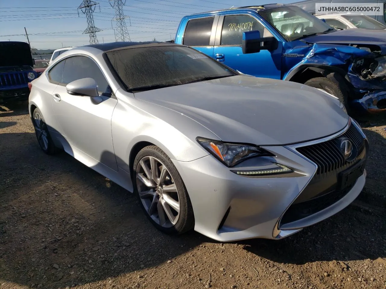 JTHHA5BC6G5000472 2016 Lexus Rc 200T