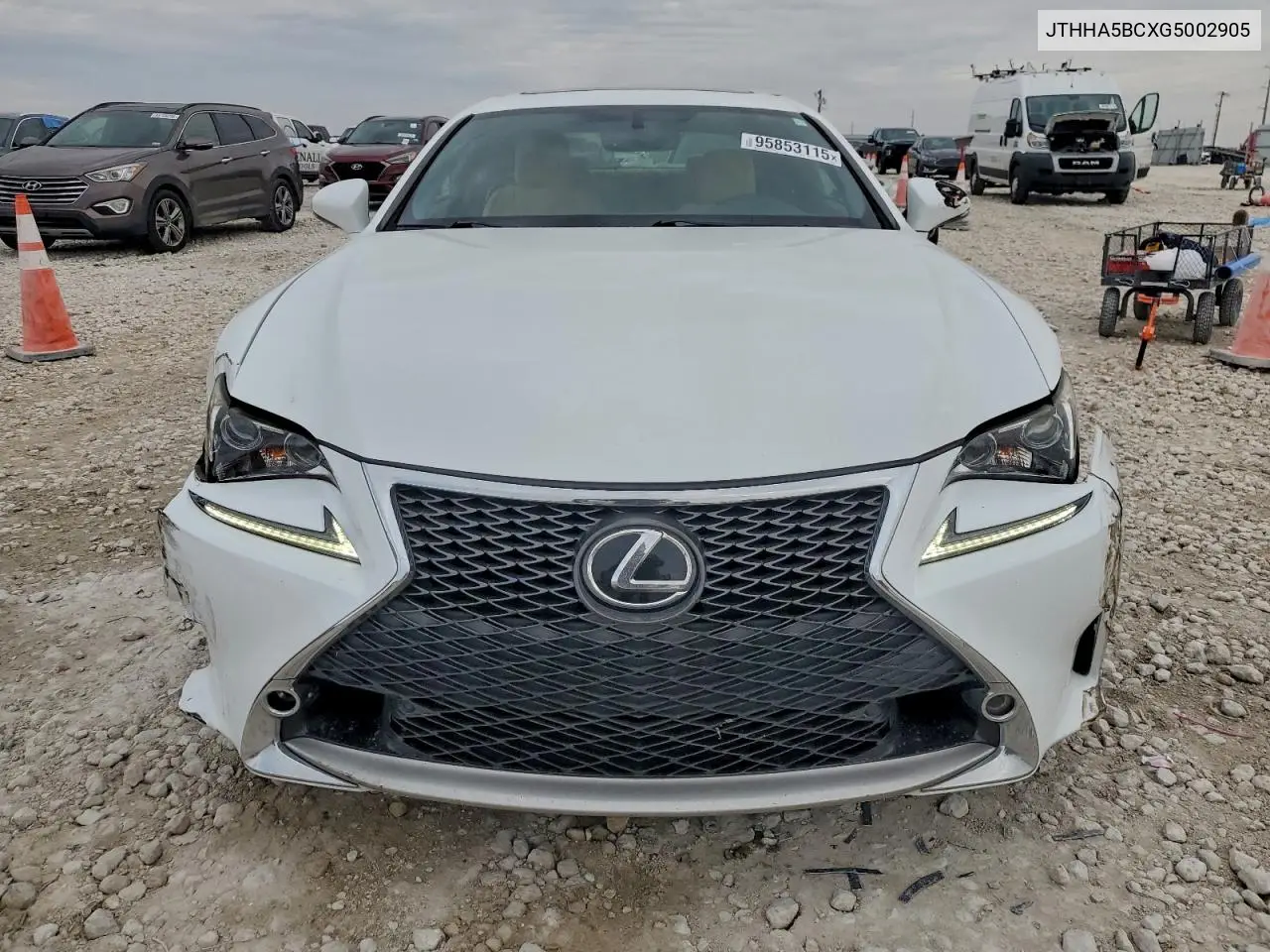 JTHHA5BCXG5002905 2016 Lexus Rc 200T