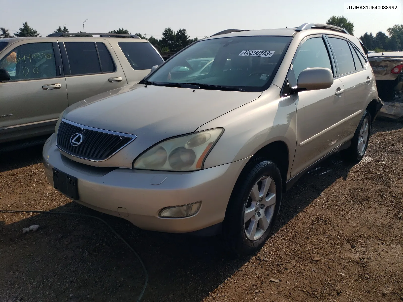 JTJHA31U540038992 2004 Lexus Rx 330