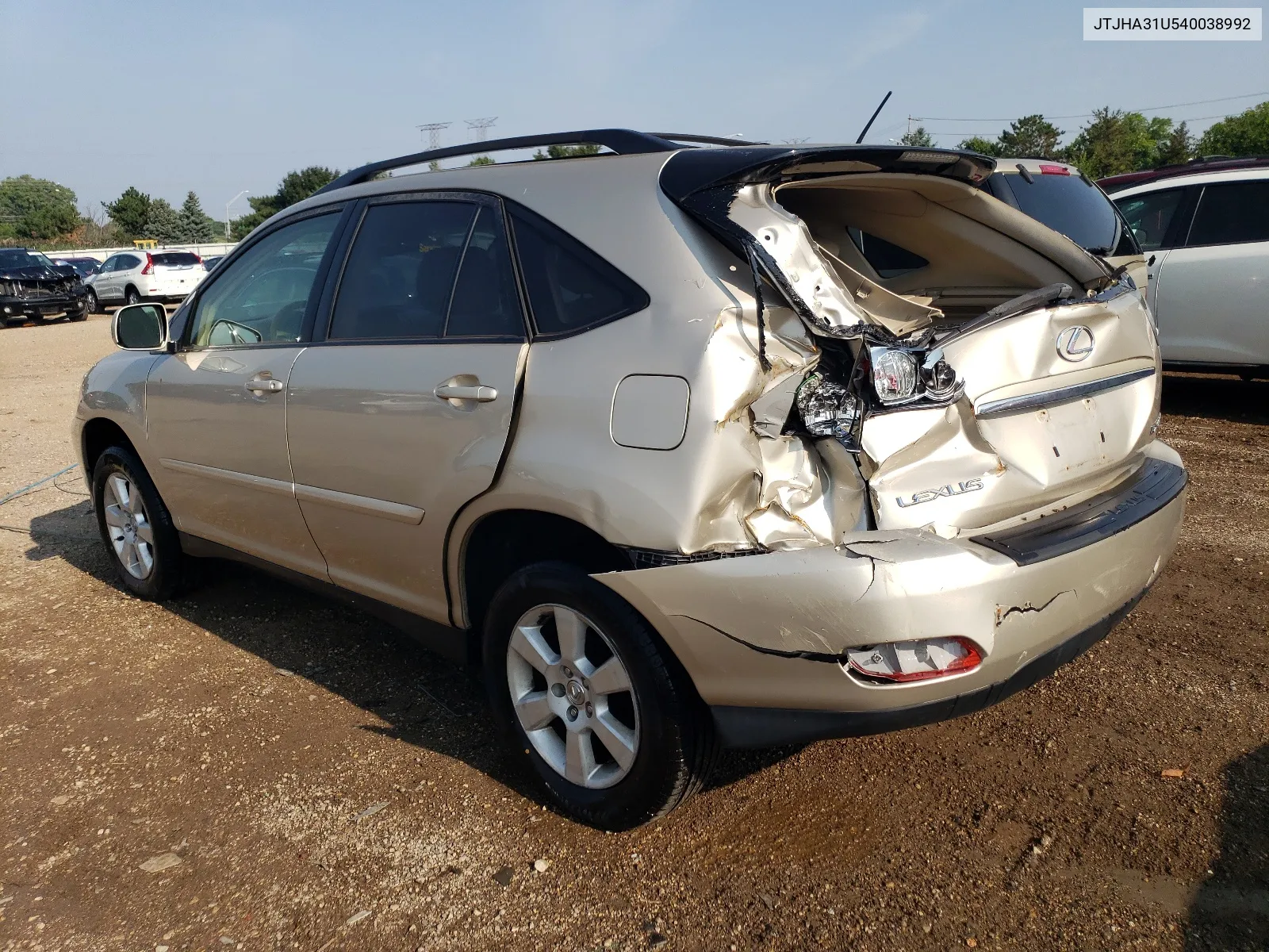 JTJHA31U540038992 2004 Lexus Rx 330